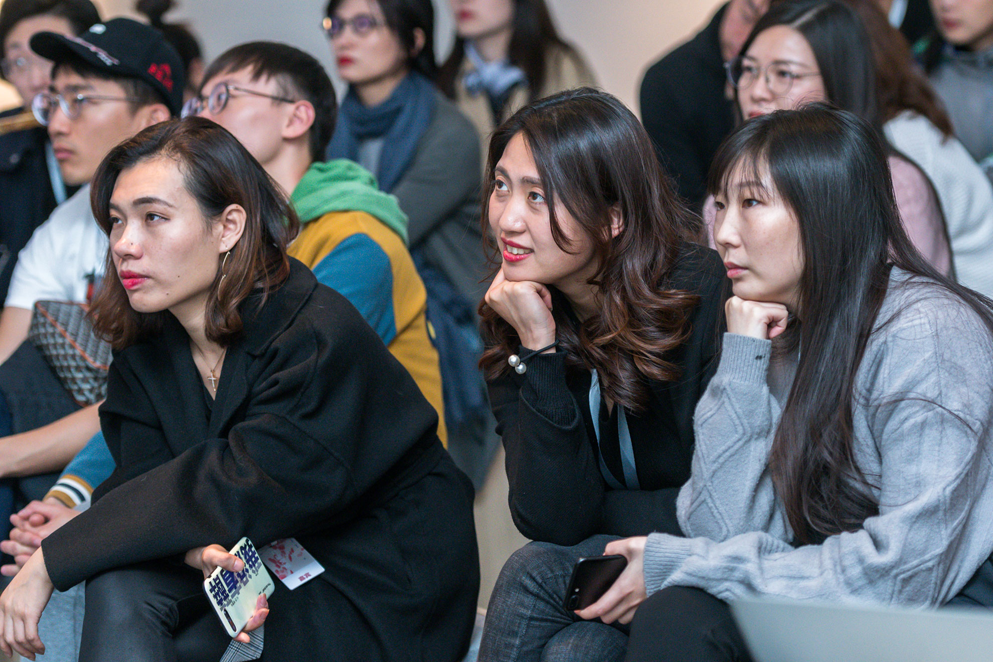 Guests seated, listening to the talk